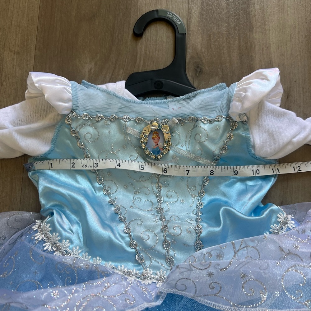 Disney Baby Cinderella Light Blue Princess Costume Dress for 12-18 months - Picture 7 of 7